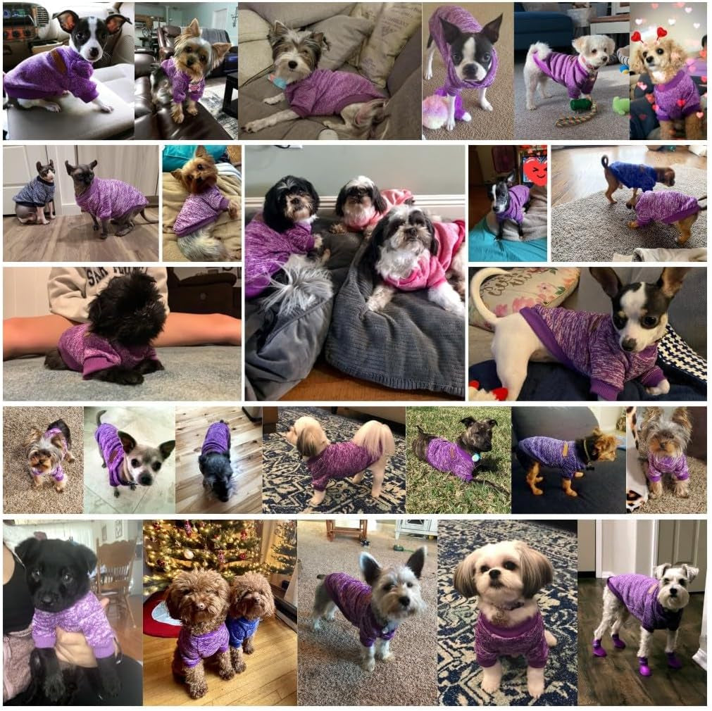 Pet Dog Sweater Warm Dog Pajamas Soft Cat Sweater Puppy Clothes Small Dogs Sweater Winter Doggie Sweatshirt