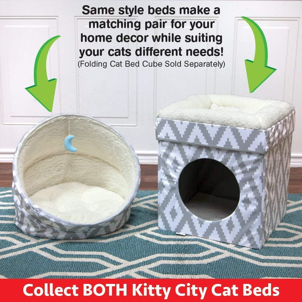 Large Cat Bed, Stackable Cat Cube, Indoor Cat House/Cat Condo, Cat Scratcher