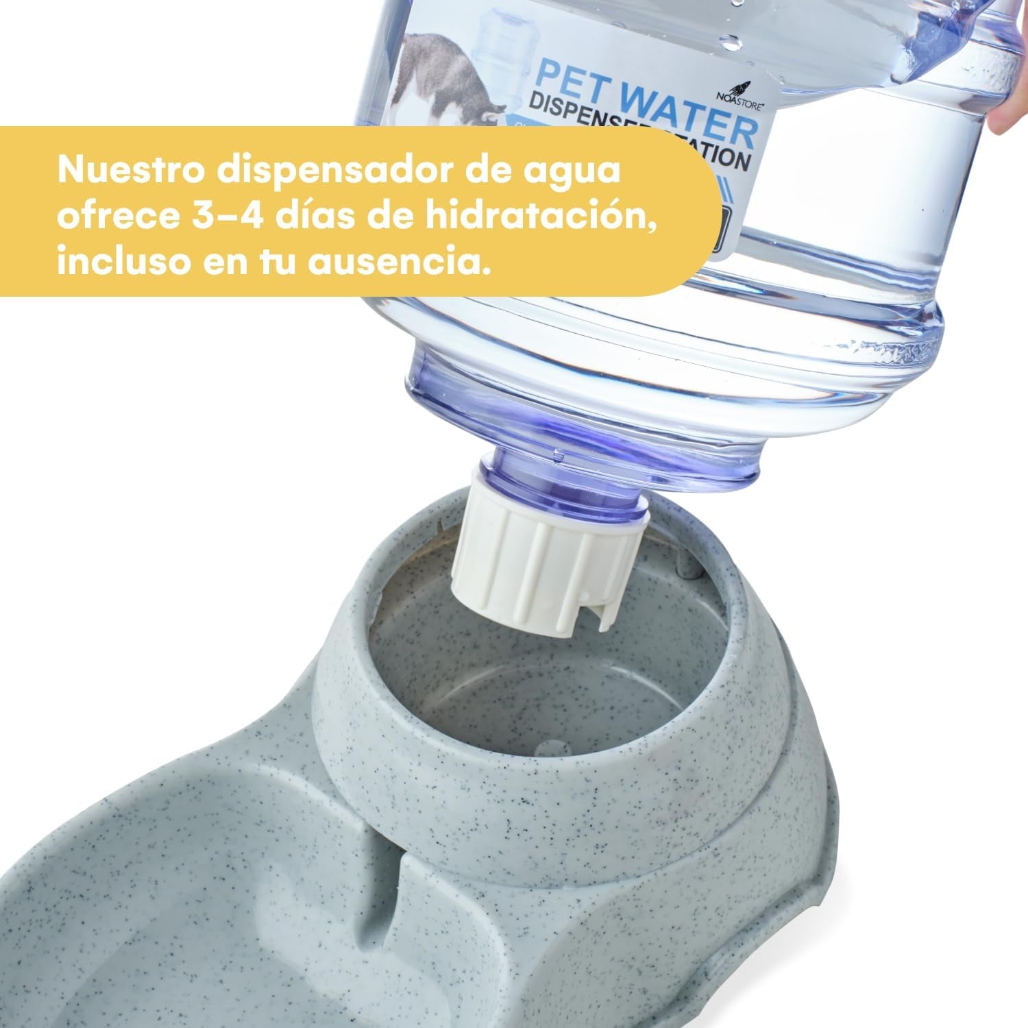 Automatic Pet Feeder | Food Dispenser for Cats and Dogs - Gravity Feeder - Automatic Cat Feeder/Dog Feeder - Dog and Cat Feeding Supplies